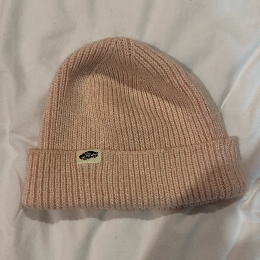 Vans Baby Pink Knitted Hat